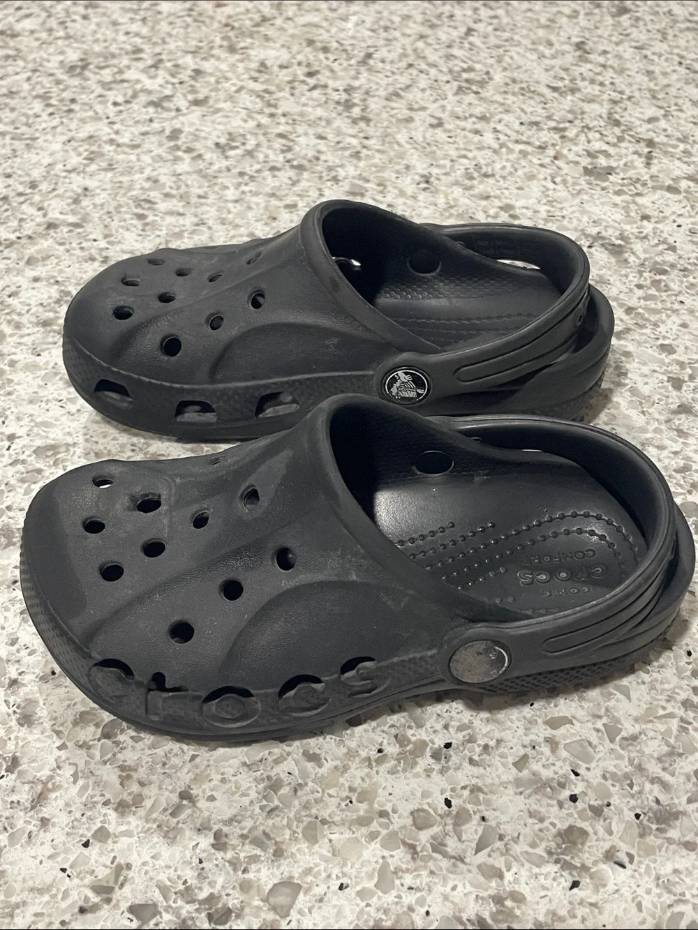 CROCS Kids Black Baya Clog size 11